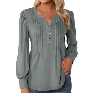 New style pleated elegant loose-fitting ladies top T-shirt